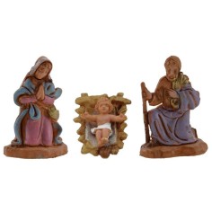 Natividad 3 figuras 3,5 cm Mundo Pesebres 2