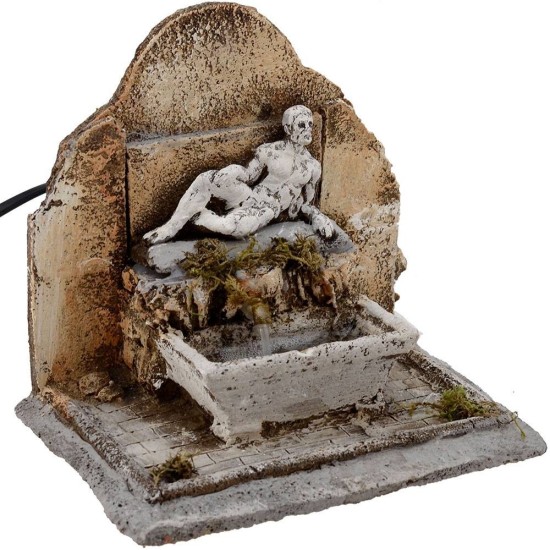 Resin fountain for nativity scene