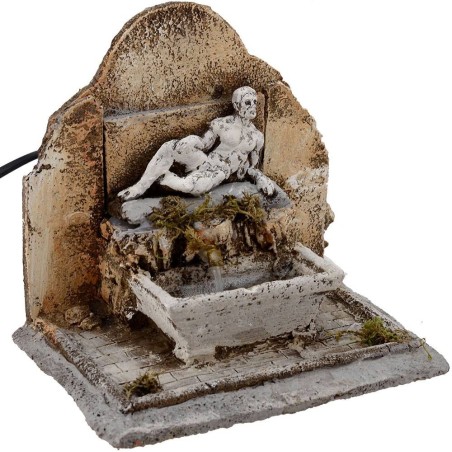 Fontana in resina funzionante per presepe Mondo Presepi