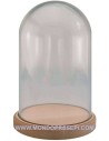 Campana de vidrio belén cm 11,5x17 h.