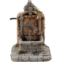 Fuente de resina para belén 11,5x15x15 h. Mundo