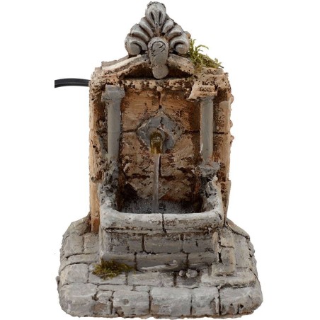Fuente de resina para belén 11,5x15x15 h. Mundo