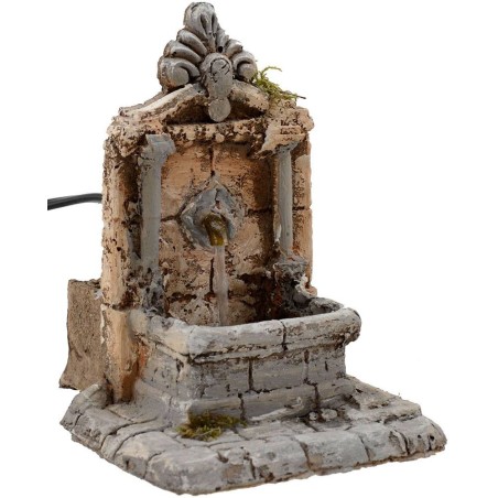 Fontana in resina presepe 11,5x15x15 h. Mondo Presepi