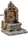 Resin fountain for nativity scene 11.5x15x15 h.