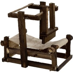 Weaver loom in wood cm 9x5x9 h. 2
