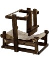 Weaver loom in wood cm 9x5x9 h.