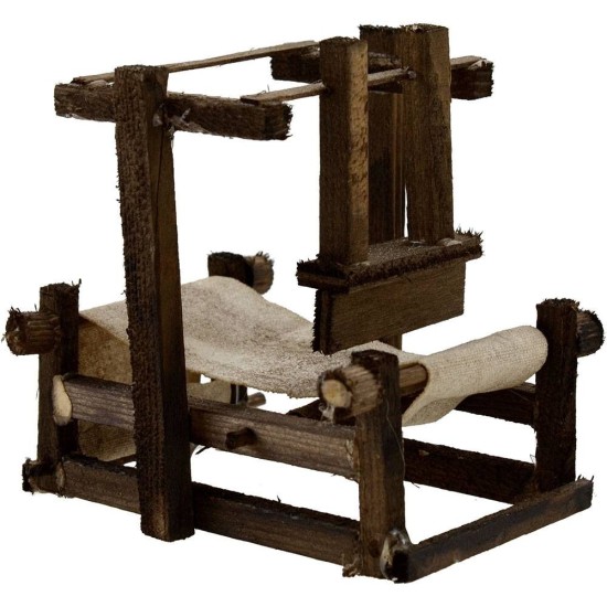 Weaver loom in wood cm 9x5x9 h.