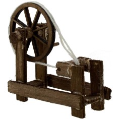 Frame with wheel cm 7x3,3x8 h.