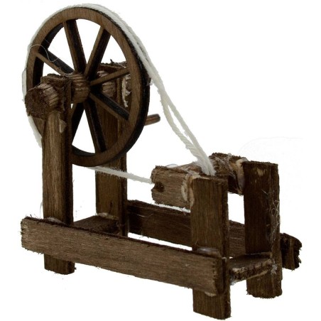 Frame with wheel cm 7x3,3x8 h.