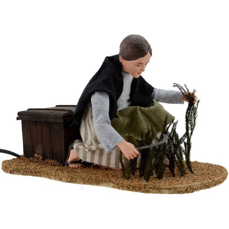 Peasant with sickle series 30 cm in motion