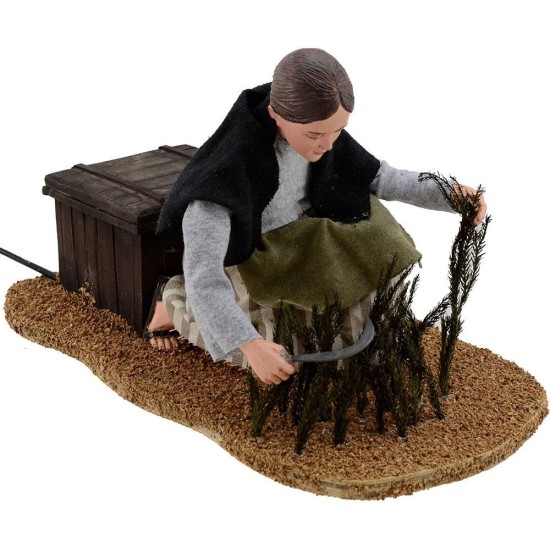 Peasant with sickle series 30 cm in motion