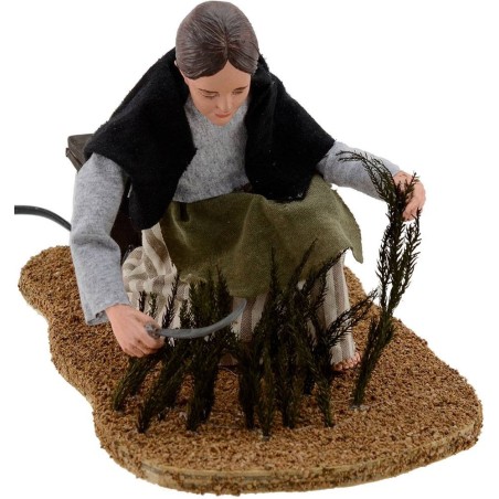 Peasant with sickle series 30 cm in motion