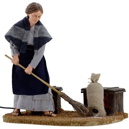 Mujer popular de 30 cm ahuyenta a los ratones con doble movimiento cm