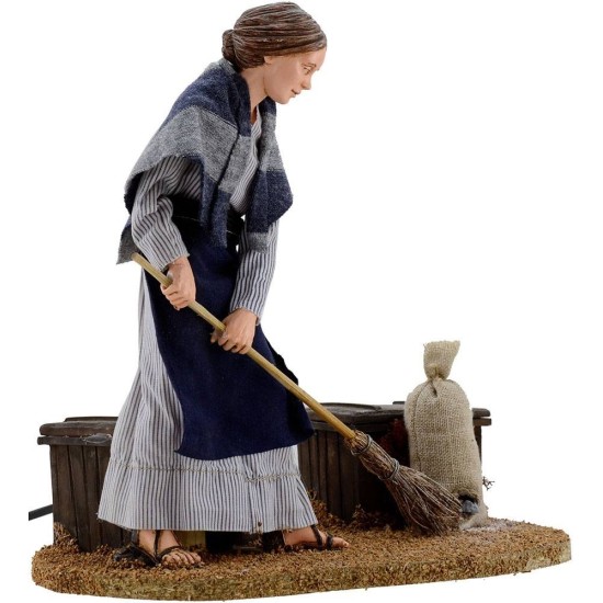 Mujer popular de 30 cm ahuyenta a los ratones con doble movimiento cm