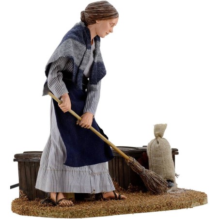 Donna popolare 30 cm scaccia i topi doppio movimento cm