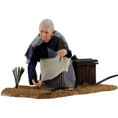 Woman in the garden in motion series 30 cm 2