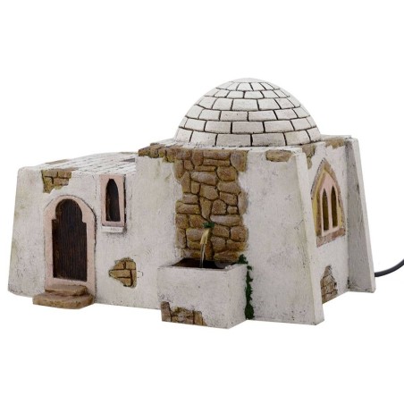 Casa Árabe con fuente funcional de 25x18x16,5 cm de altura. Mundo