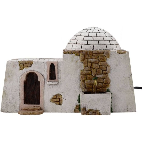 Casa Árabe con fuente funcional de 25x18x16,5 cm de altura. Mundo