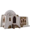 Arab house with working fountain 25x18x16.5 cm h.