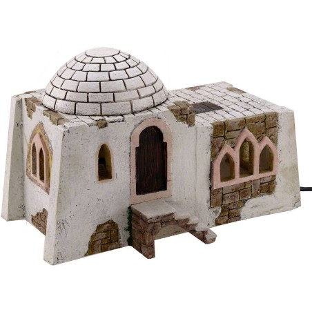 Casa Árabe con fuente funcional de 25x18x16,5 cm de altura. Mundo