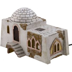 Arab house with working fountain 25x18x16.5 cm h. 2