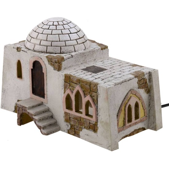 Casa Árabe con fuente funcional de 25x18x16,5 cm de altura. Mundo