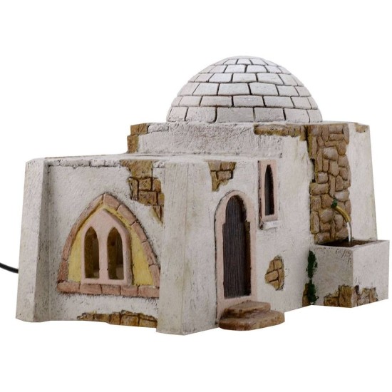 Casa Árabe con fuente funcional de 25x18x16,5 cm de altura. Mundo