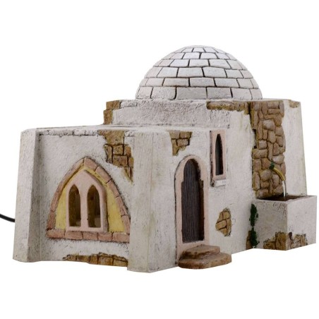 Casa Árabe con fuente funcional de 25x18x16,5 cm de altura. Mundo