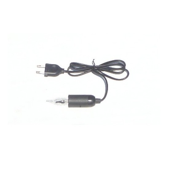 Cable con portalámparas E14 con cable y enchufe + lámpara de