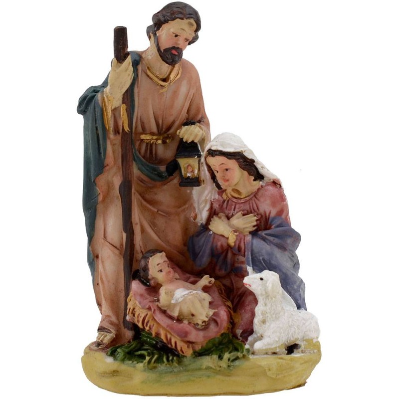 Nativity in resin 11 cm