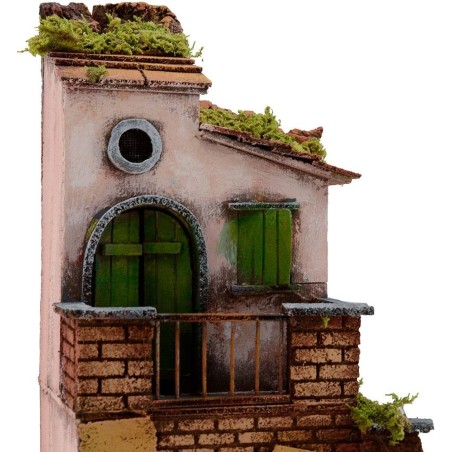Casa napoletana stile 700 cm20x20x42 h. Mondo Presepi