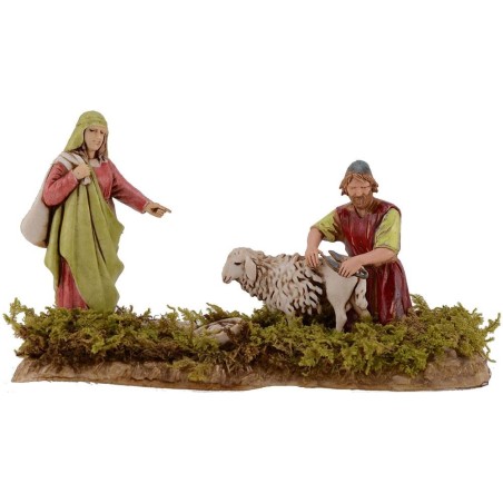 Scena con tosatore serie 10 cm Landi Moranduzzo