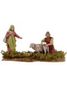 Scena con tosatore serie 10 cm Landi Moranduzzo Mondo Presepi
