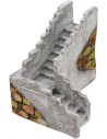 Escalera en ángulo recto para pesebre de 23x17x14 cm h.