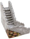 Escalera en ángulo recto para pesebre de 23x17x14 cm h.
