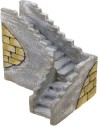 Escalera de esquina izquierda para pesebre de 23x17x14 cm h.