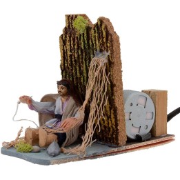8 cm network cucitor in motion presepe cm 14x7x10 h.