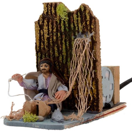 8 cm network cucitor in motion presepe cm 14x7x10 h.