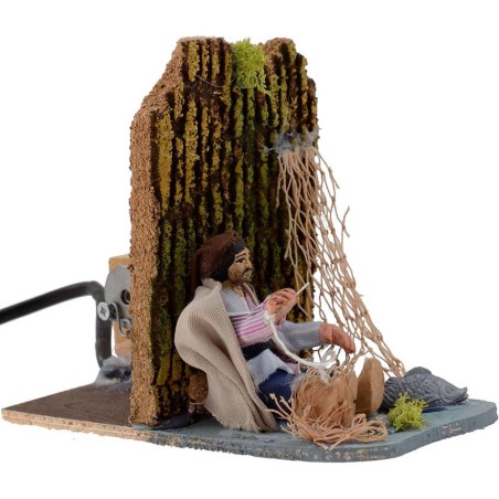 8 cm network cucitor in motion presepe cm 14x7x10 h.