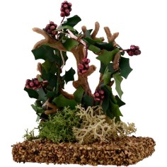 Grape vines with black grapes cm 6x4x6 h. 2