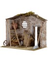 Almacén de herramientas para belén de 20x14x18 cm h.