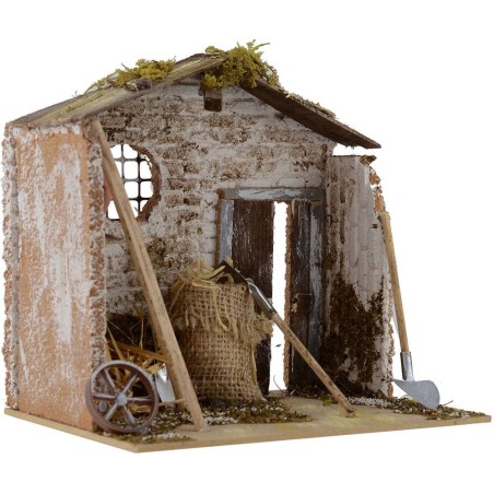 Tool closet for presepe cm 20x14x18 h.