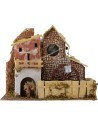 Water mill with house cm 33x18x26 h.