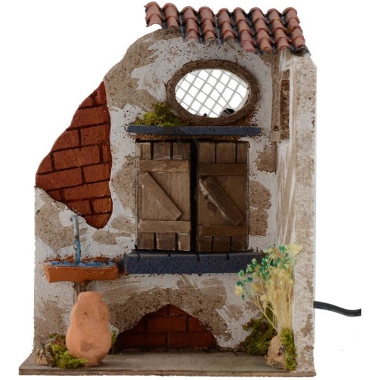 Mujer de 10 cm en movimiento abre las puertas de 15x15x19 cm de