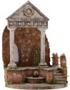 Temple with fountain functioning cm 41x30x56 h.