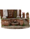 Temple with fountain functioning cm 41x30x56 h.