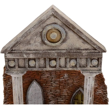 Tempio con fontana funzionante cm 41x30x56 h. Mondo Presepi