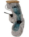 Cascata in resina funzionante cm 6x21x13 h. Mondo Presepi