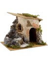Casa con ovejas cm 23x17x17 h.