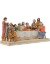 Last dinner height with statues 13 cm-27,8x9, 5x15 h.